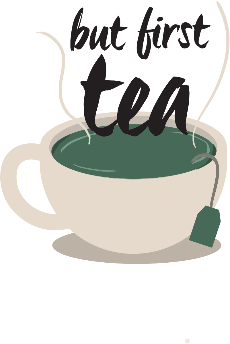 But First Tea - Calligraphy (2000x2828)