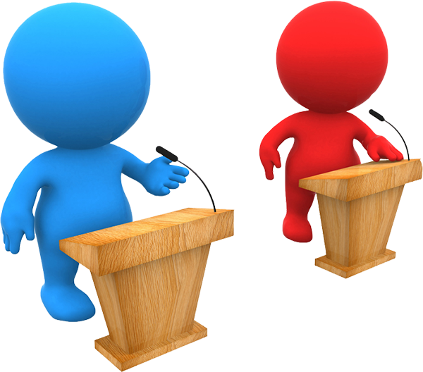 Become An Author - Dibujos De Debate (600x528)