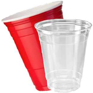 Tigers Recycle - Leo Soft Plastic Party Clear Cups,12oz, 100 Count (331x366)