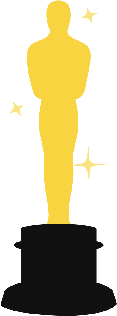 Oscar Statetuette Appreciation Certificate - Cartoon Oscar Statuette (400x1058)