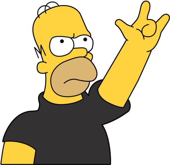 Metal By Septic-flesh - Metalhead Simpson (900x546)