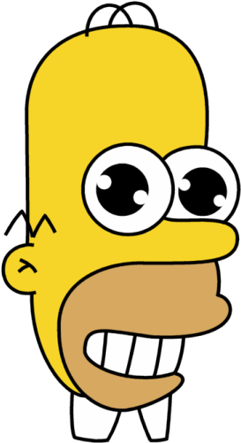 Homer Simpson - Mr Sparkle Gif (356x550)