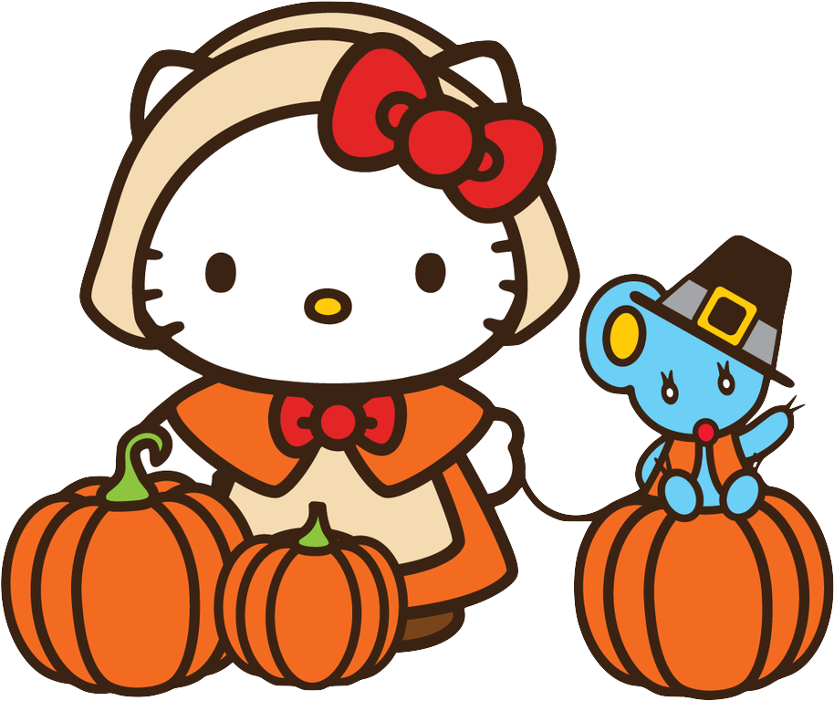 Hello Kitty - Happy Thanksgiving Hello Kitty (1024x1024)
