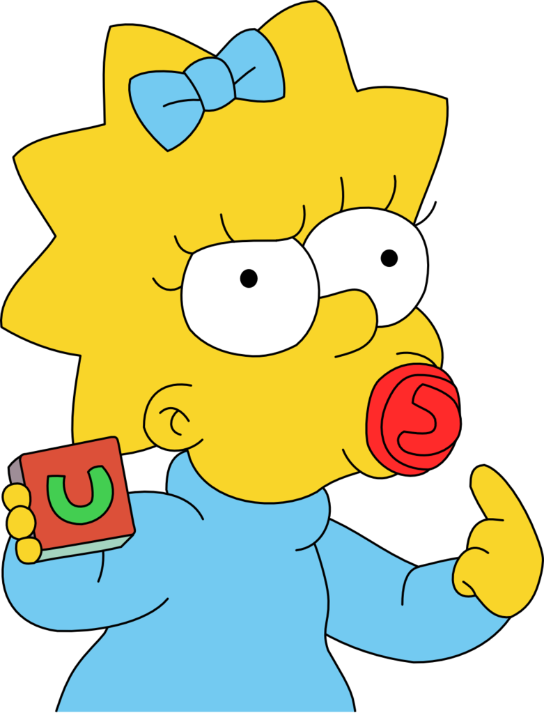 Maggie Simpson Png (781x1023)