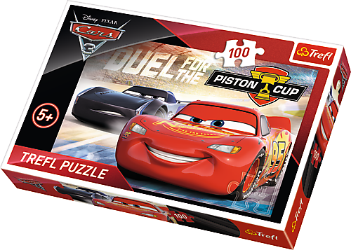 Cars Piston Cup - Trefl 16313 Cars 3 Puzzle (100-piece) (500x357)