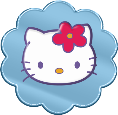 Buttons, Labels And Toppers - Hello Kitty (600x600)