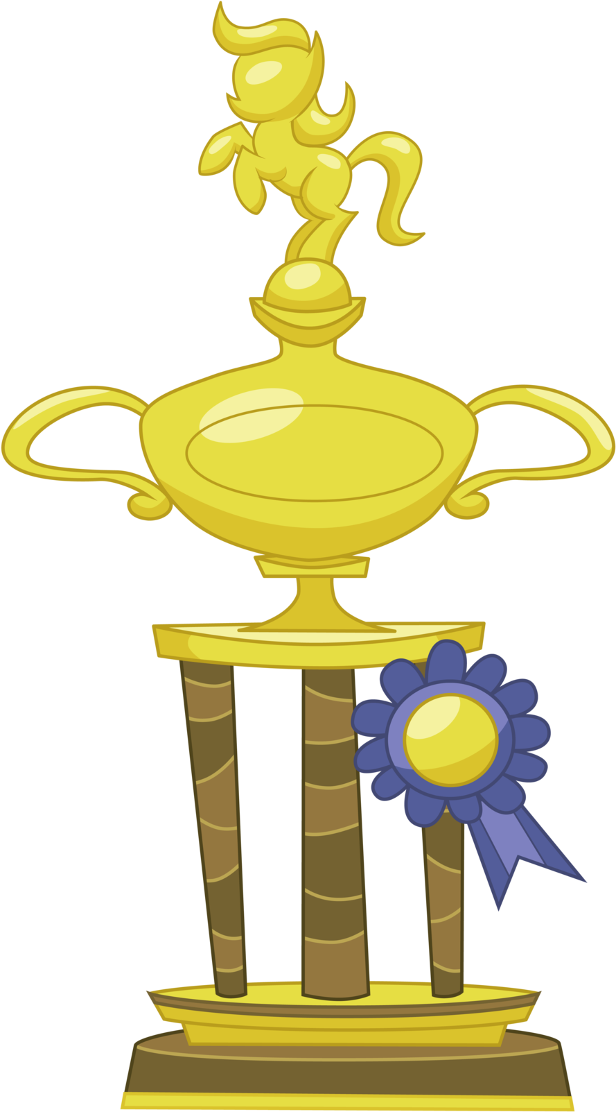 Applejack's Trophy By Vectorshy Applejack's Trophy - Mlp Fim Applejack Trophy (900x1608)