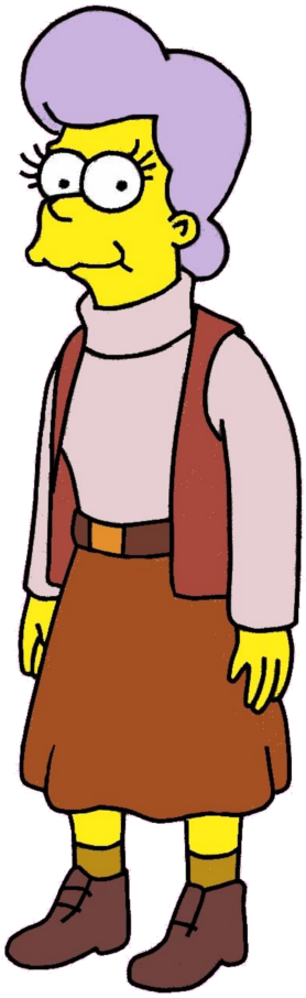 The Mother Of Homer And Wife Of Abe - Mona Simpson The Simpsons (314x926)