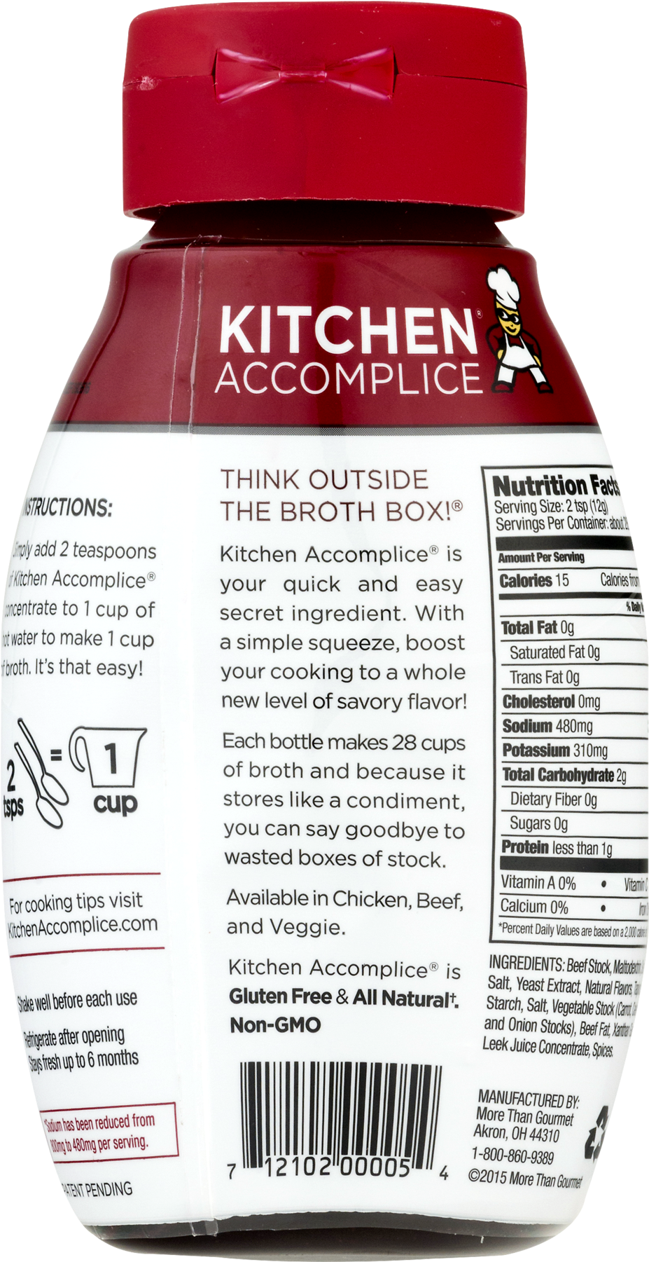 Kitchen Accomplice Reduced Sodium Beef Broth Concentrate, - Kitchen Accomplice Reduced Sodium Chicken Broth (1800x1800)