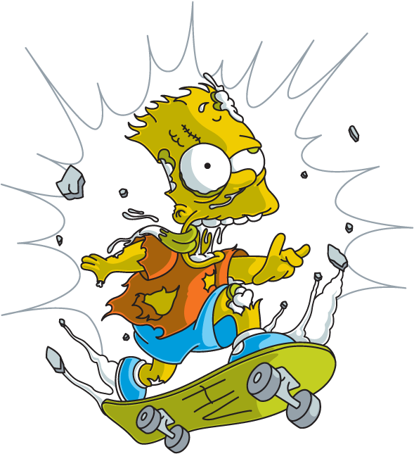 Bart Simpson Homer Simpson Drawing Skateboarding - Homer Simpson (600x708)