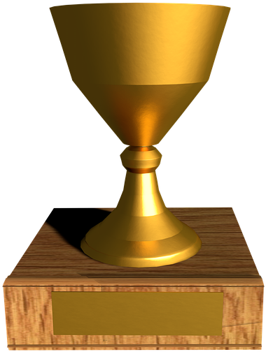 Cartoon Trophy 23, Buy Clip Art - Blank Participation Trophy (731x720)