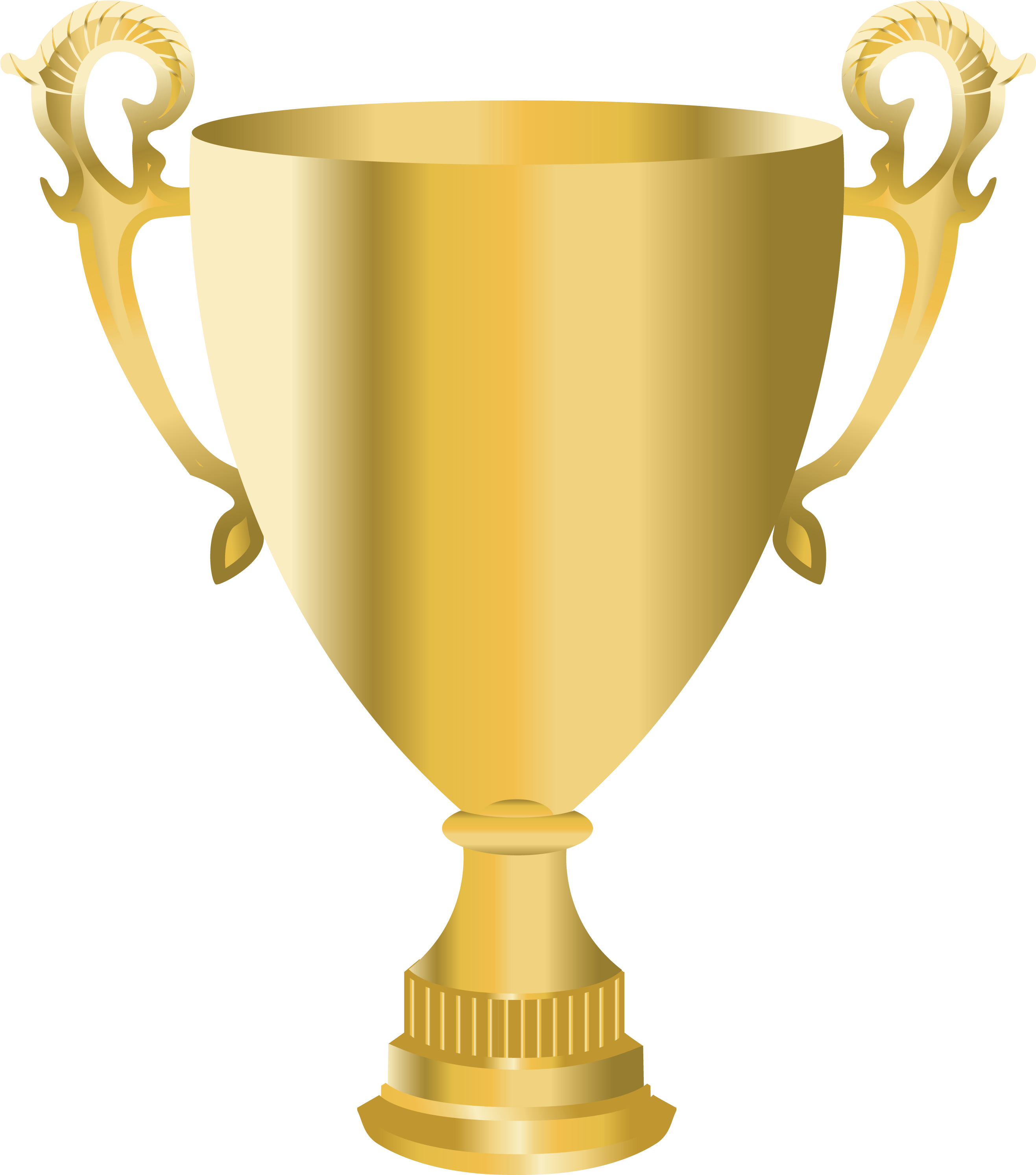 Gold Cup Trophy - Transparent Background Trophy Transparent (2732x3148)
