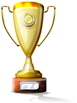 Gold Trophy Cup Icon - Trophy (400x400)