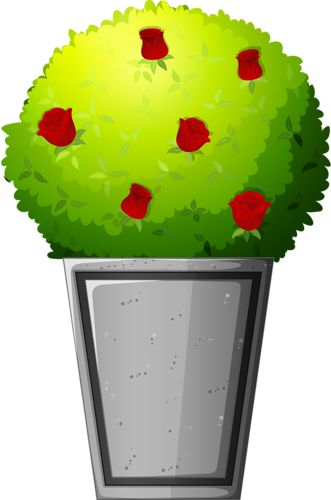 Soloveika Альбом «клипарт / Уличный Интерьер / Вазоны, - Illustration (331x500)