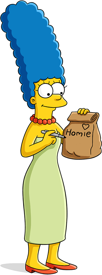 Marge Simpson - Cartoon (550x960)