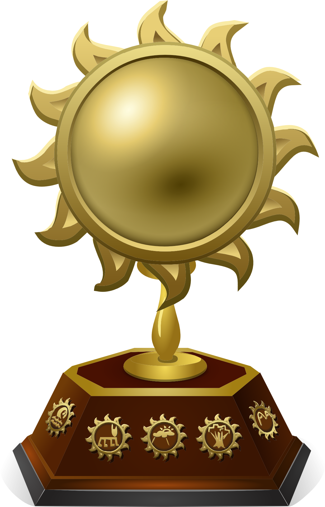 Cartoon Trophy 19, Buy Clip Art - Piala Png (1917x1920)