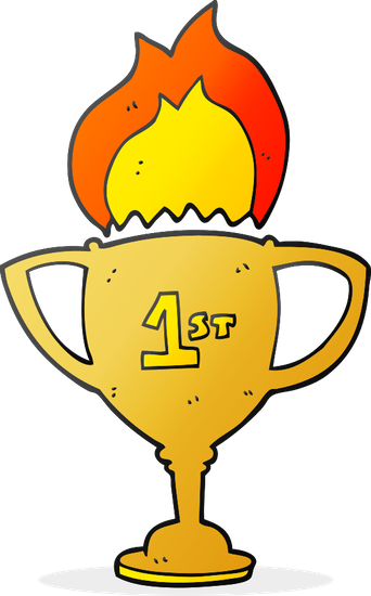 Cartoon Sports Trophy - Deportes Animado (342x550)