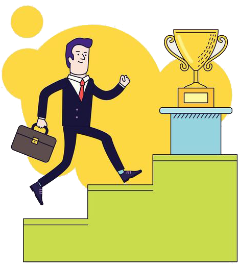 Stairs Businessperson Stair Climbing - Stairs Businessperson Stair Climbing (589x600)