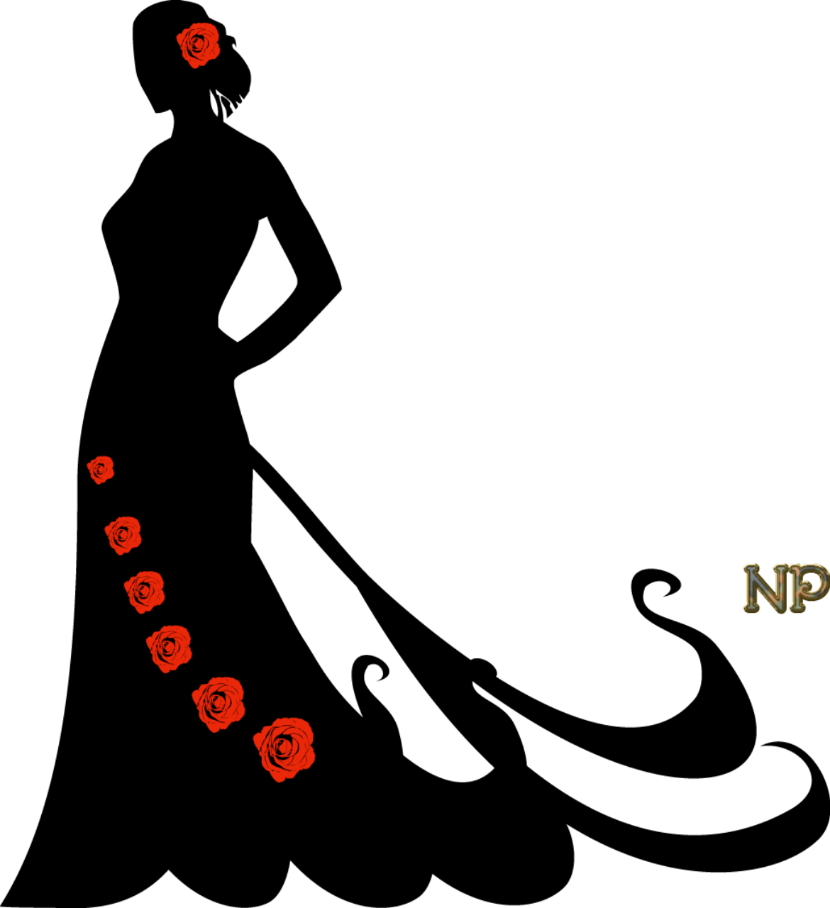 Dance Art, Clip Art, Flamenco Dancers, Illustration, - Фламенко Силуэт (1170x1280)