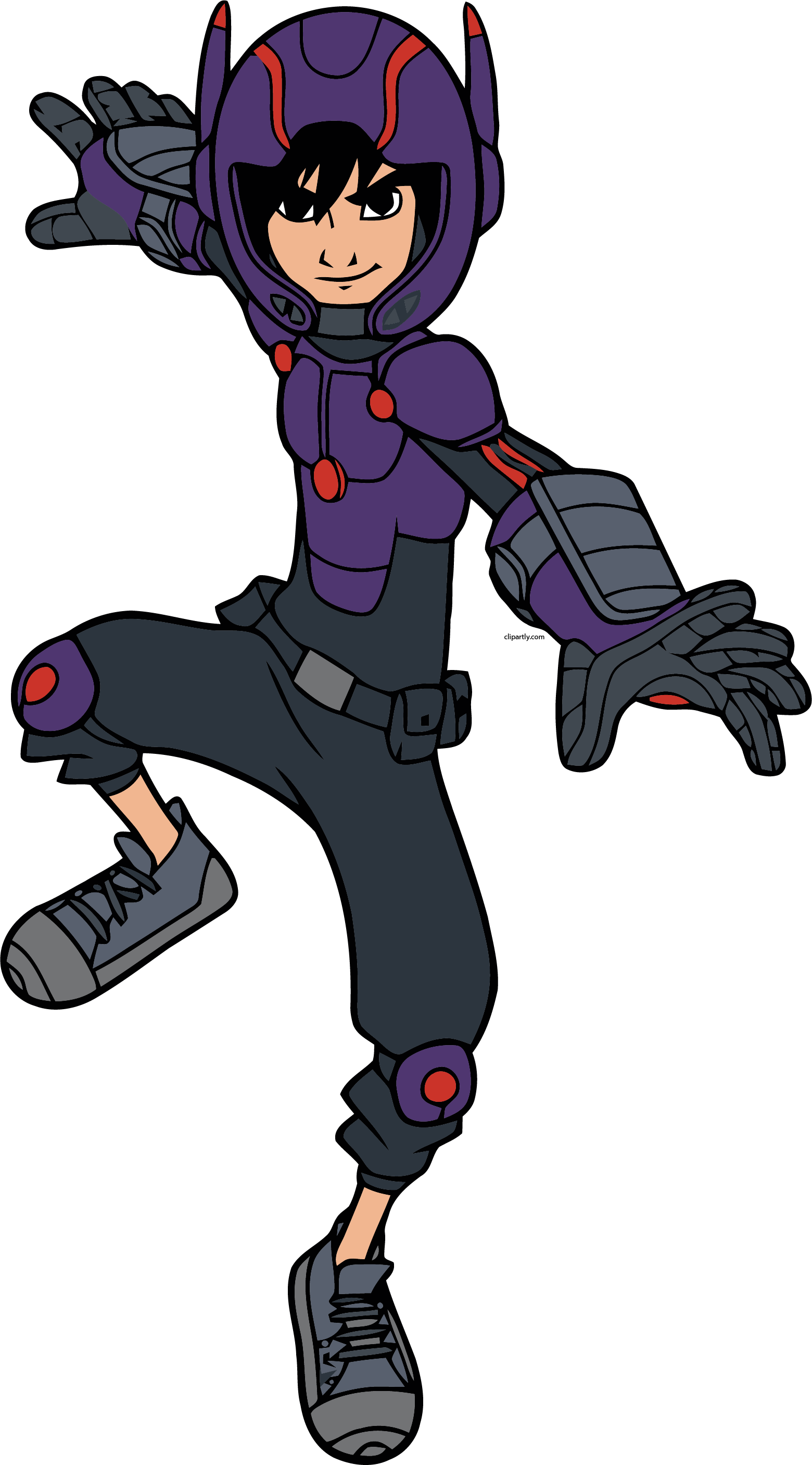 Hiro Waiting Png Clipart - Hiro Big Hero 6 Png (1560x2812)