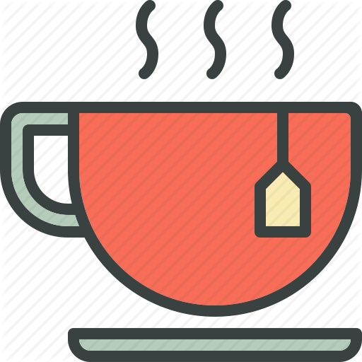 Cup, Tea, Tea Bag, Tea Cup Icon - Hot Tea Icon Png (512x512)
