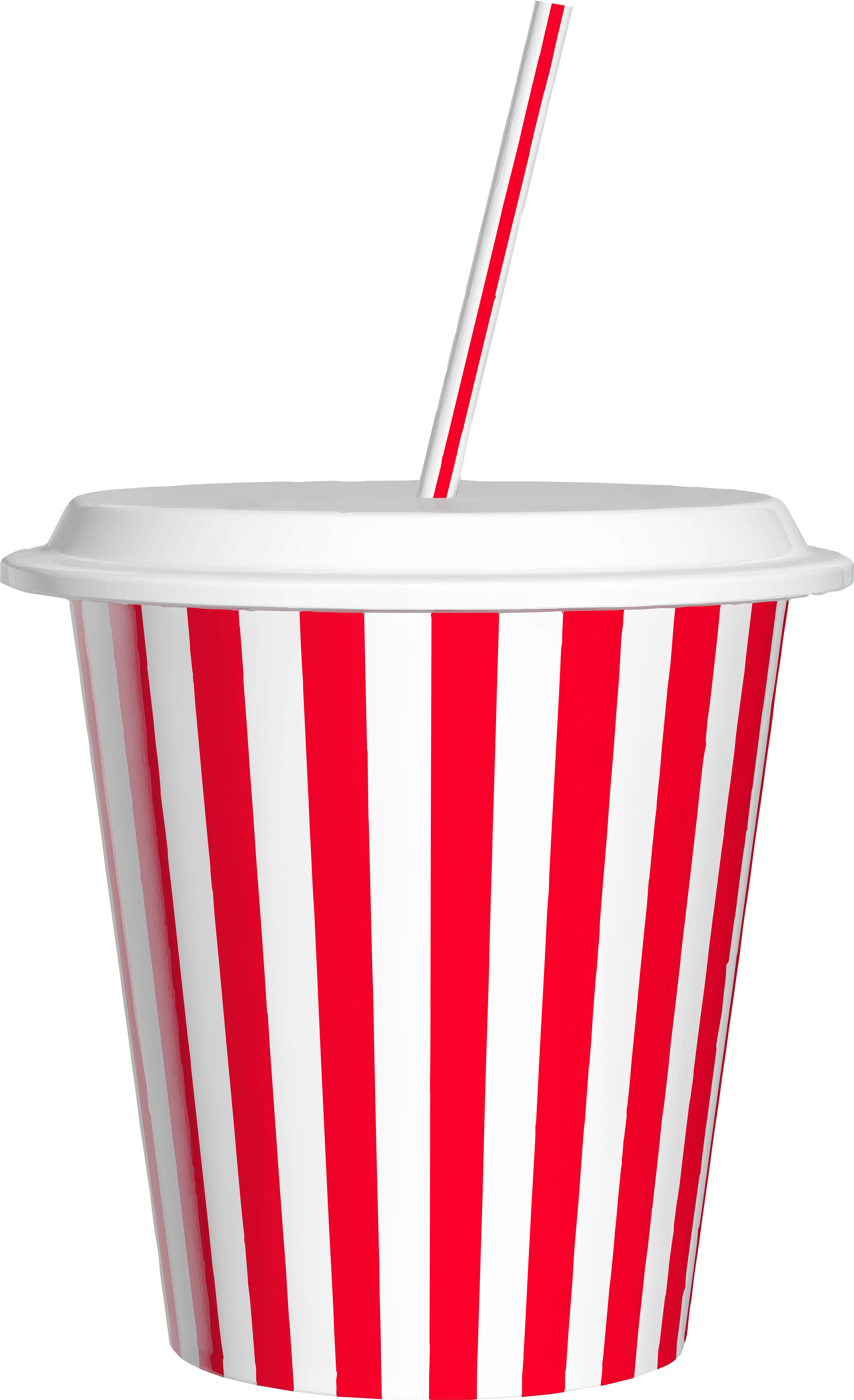 Drink Cup With Straw Png Clip Art - Drinking Straw (3611x6000)