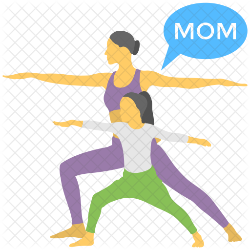 Mom And Daughter Icon - Mother (512x512)