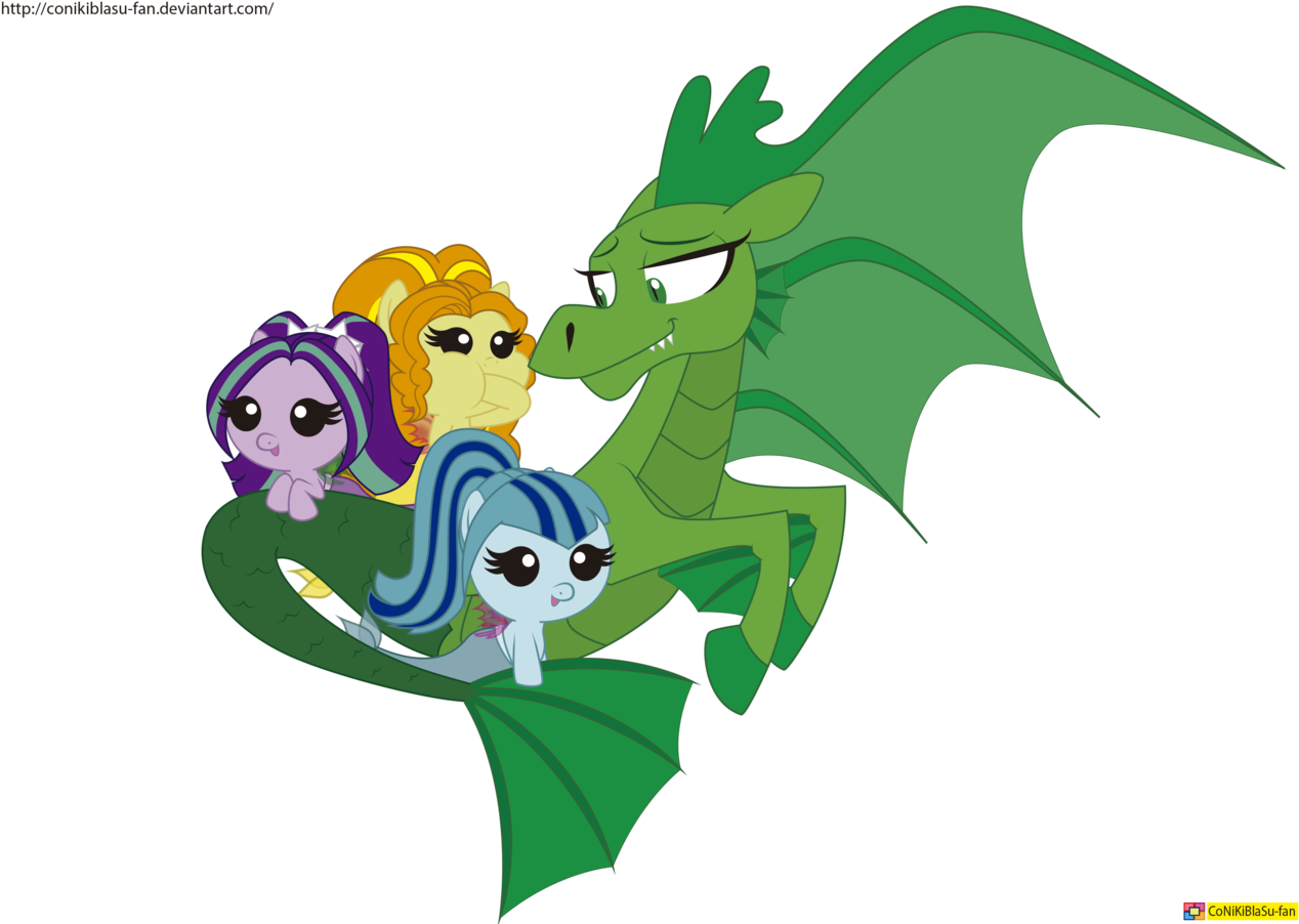 Adagio Dazzle, Adoragio, Ariabetes, Aria Blaze, Artist - Baby Sirens My Little Pony (1280x907)
