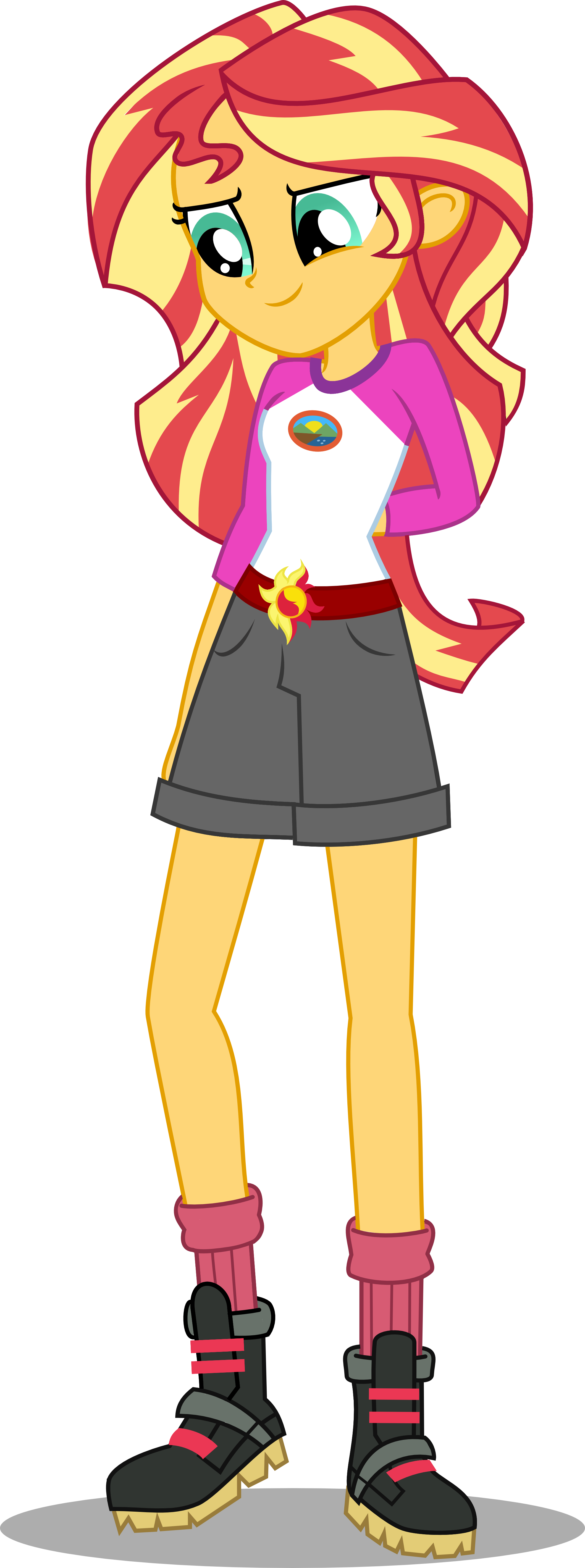 Sunset Shimmer By Anhel032015 - Equestria Girls 4 Legend Of Everfree (2117x5675)