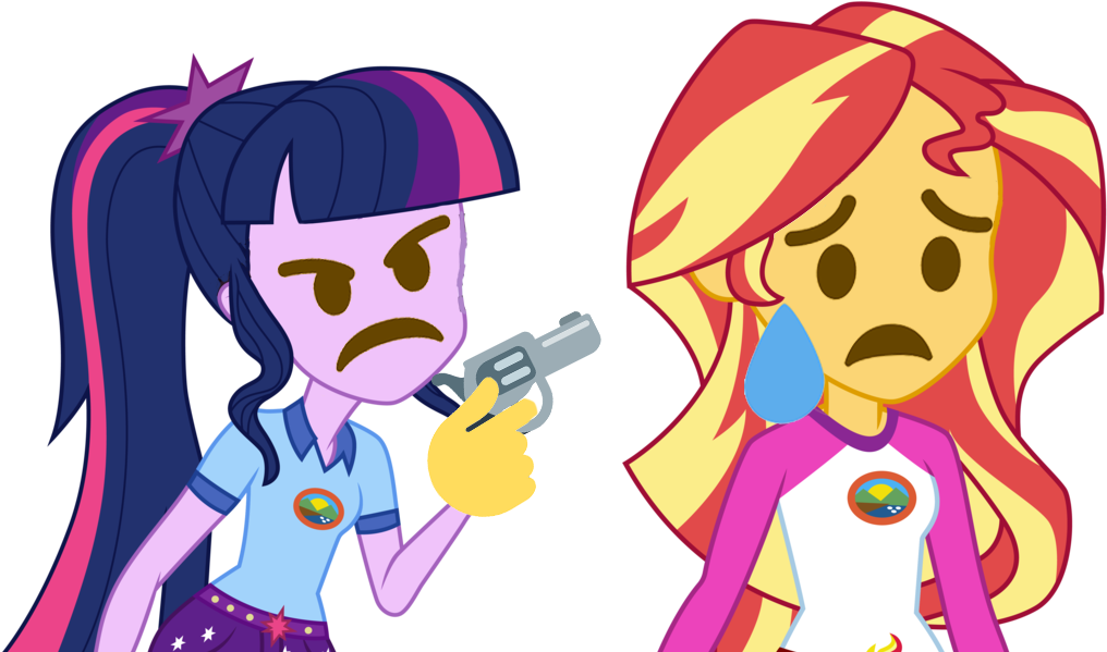 Angry, Breasts, Edit, Emoji, Emoji Ponies, Equestria - Twilight (1024x608)