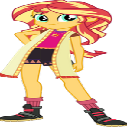 Legend Of Everfree Boho Chic Sunset Shimmer - Cartoon (420x420)