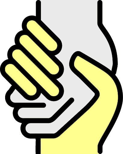 Random Acts Of Kindness - Helping Hands Icon Png (409x512)