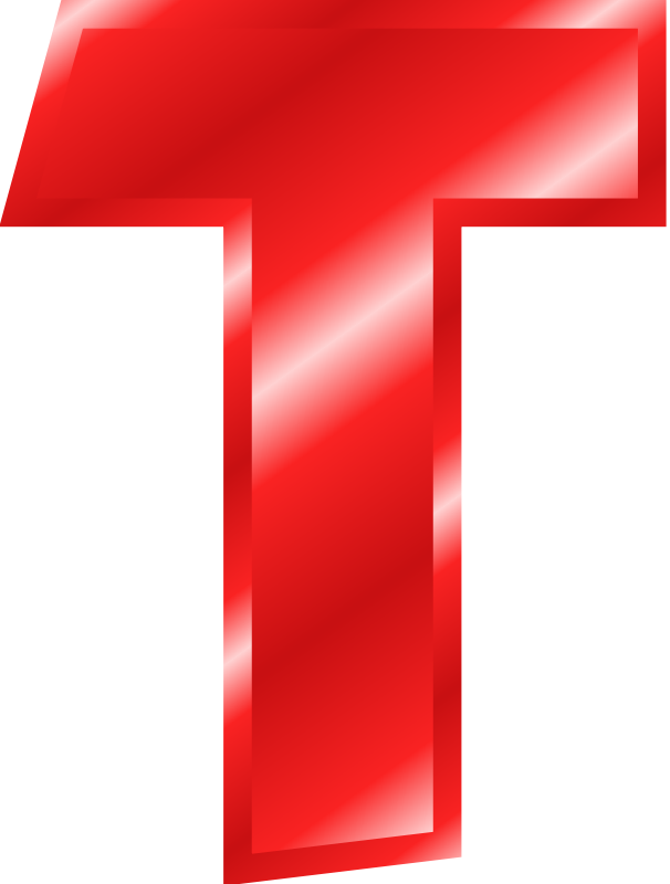 Clip Art Letter T - Clip Art Letters T (606x800)