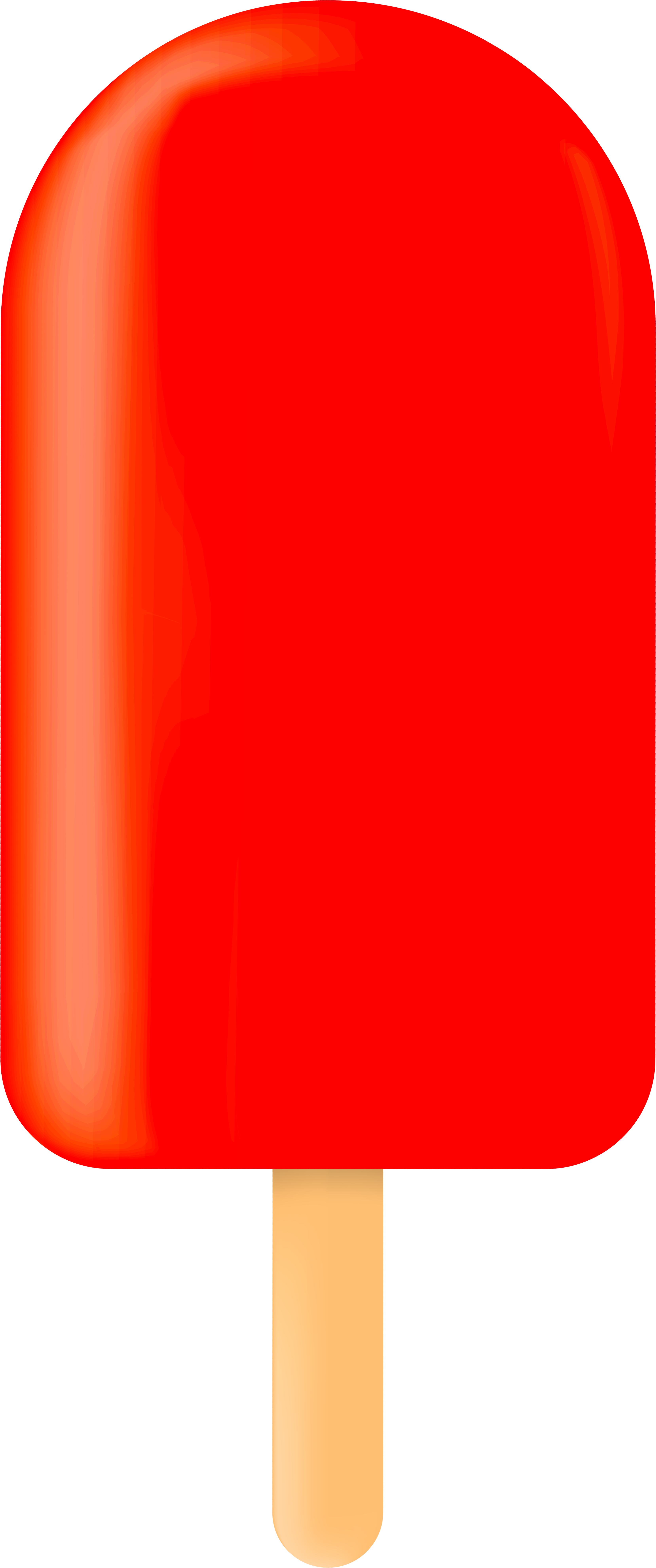 Ice Cream Bar Red Png Clip Art - Red Ice Cream Clipart (3580x8000)