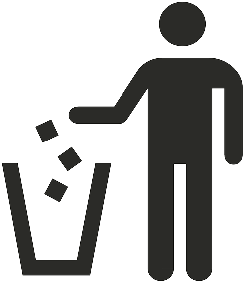 Give The Garbage Collectors A Card Thanking Them - Trash Can Icon Vector (640x640)