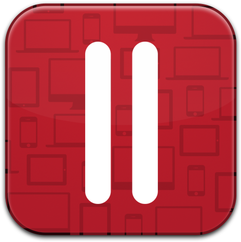 Two Little Parallel Lines Of Pause Icons - Parallels Icon (512x512)