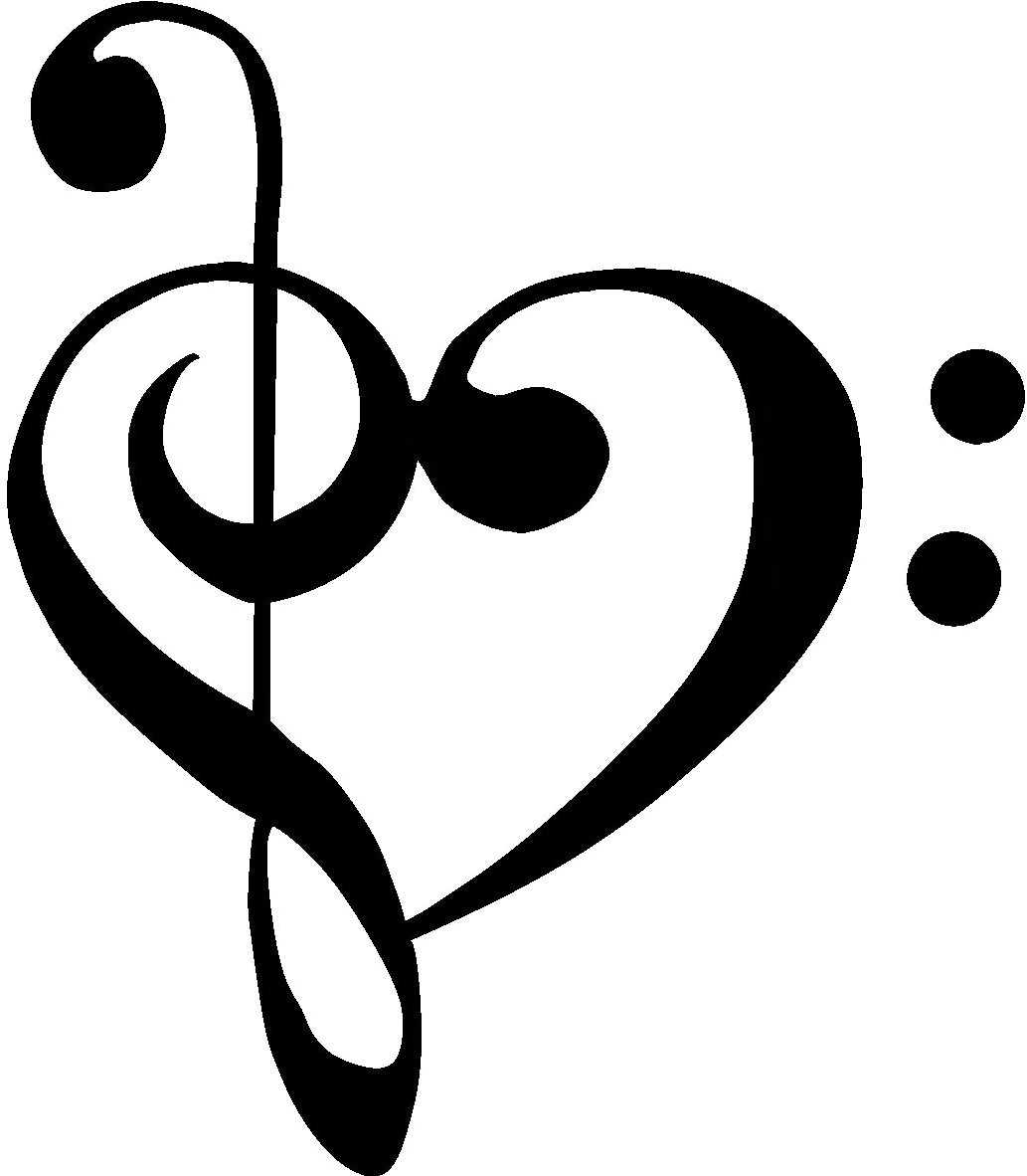 The Music Circle - Music Note With Heart (1181x1181)