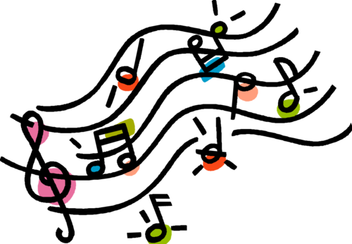 Clipart Info - Music Notes Png (500x346)