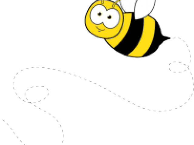 Free Bee Clipart - Buzzing Bee Clipart (640x480)