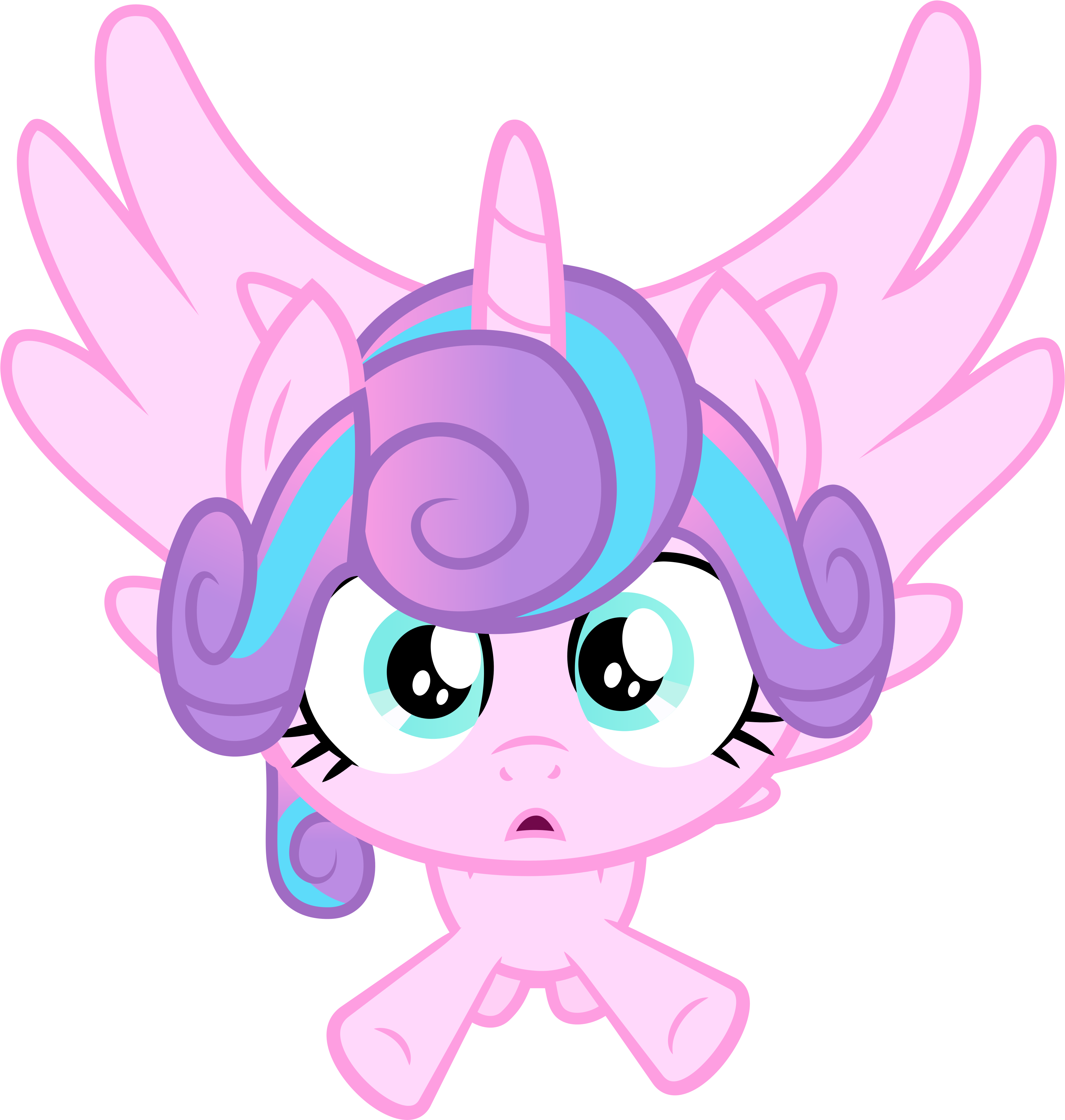 Ivacatherianoid Flurry Hart Flying Vector 1 By Ivacatherianoid - Mlp Flurry Heart Flying (4000x4129)
