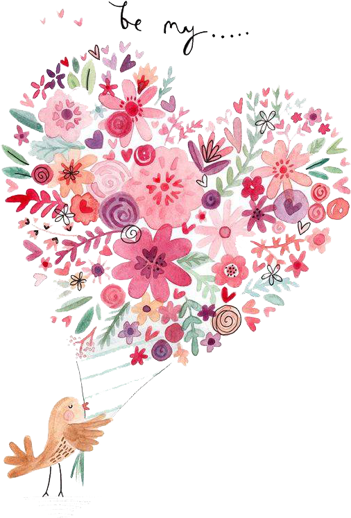 Paper Valentine's Day Illustrator Illustration - Paper Valentine's Day Illustrator Illustration (564x871)