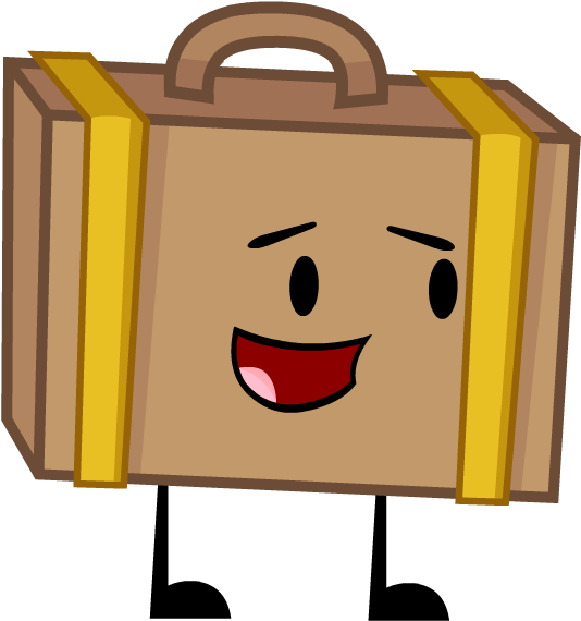 So First, We Have A Tiny Suitcase That Constantly Says - Inanimate Insanity 2 Characters (700x602)