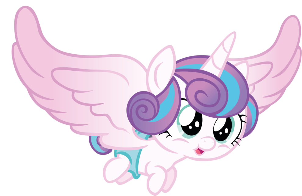 Princess Flurry Heart Flying - Jacket Top T Shirt Fancy Dress Up Grease Costume - (1024x667)