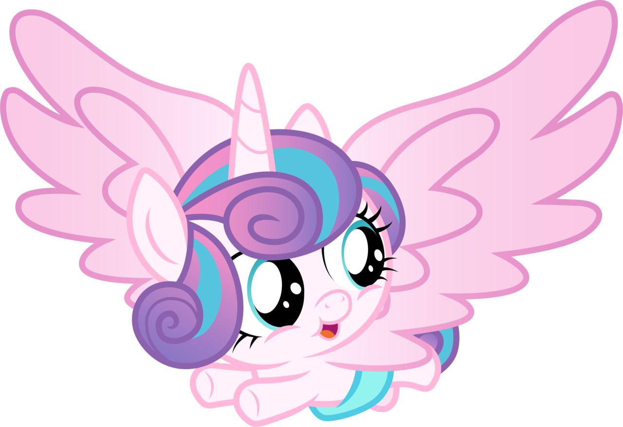 Flying Flurry Heart By Cloudyglow - Mlp Flurry Heart Flying (1280x878)
