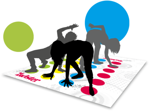 Twister Game - Hasbro 98831 Classic Twist Of Fun Into Party Or Family (500x396)