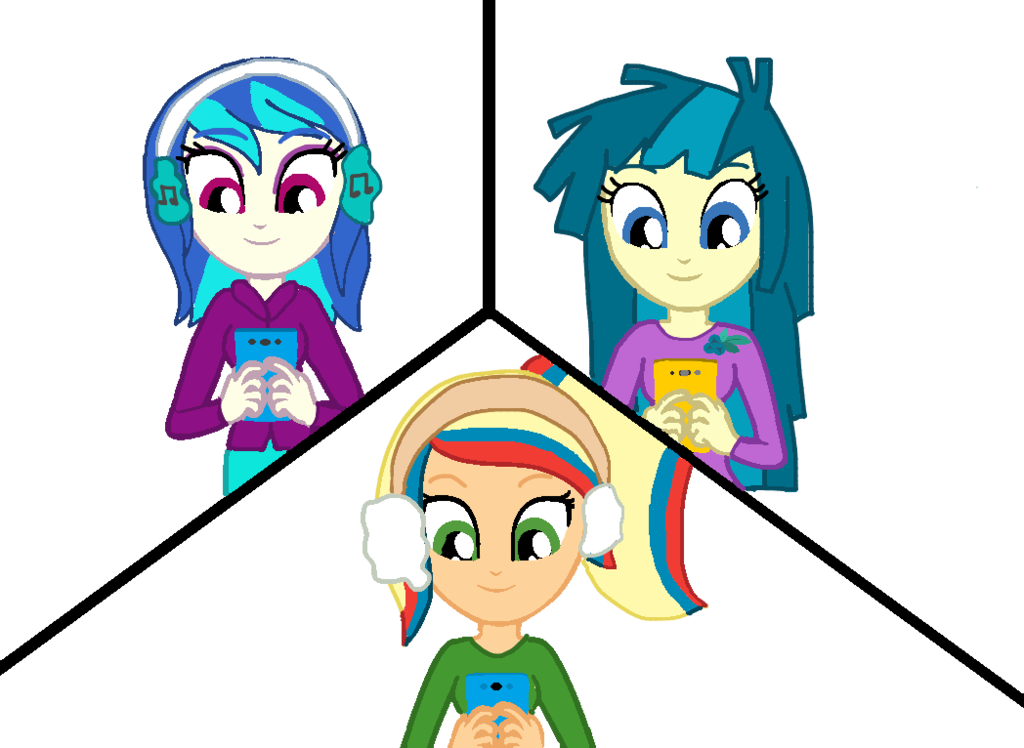 Eqgcac 09 Texting For Hot Cocoa By Gouhlsrule - Pentagon Shape (1024x748)