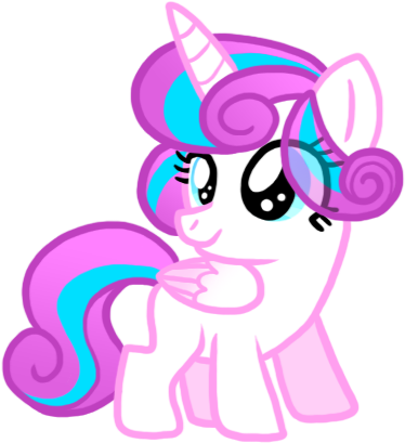 Flurry Heart By Heartinarosebud - Mlp Flurry Heart Filly (390x423)
