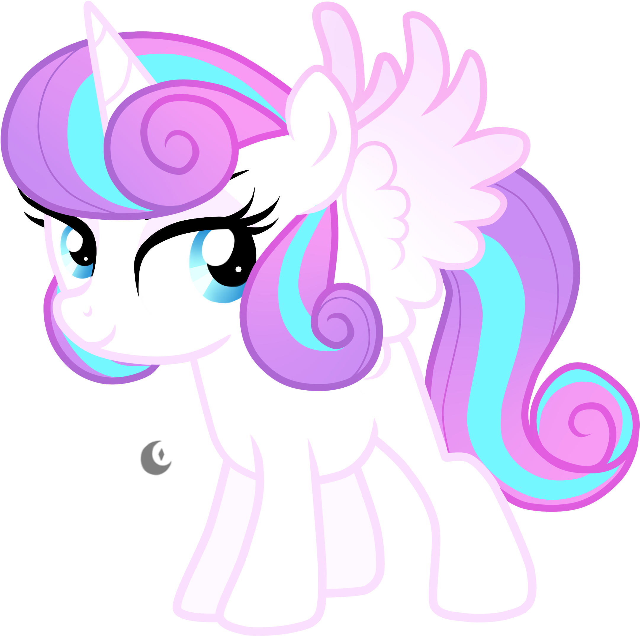 Flurry Heart By Kaiilu - My Little Pony Flurry Heart Filly (2500x2200)
