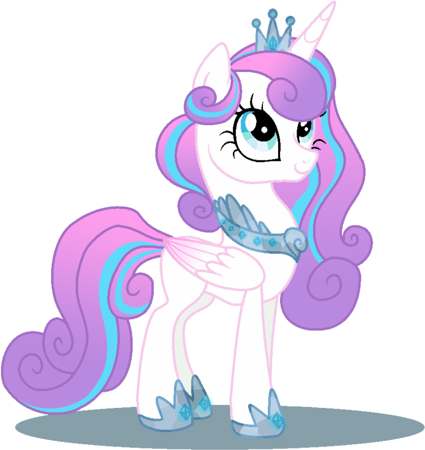 Grown Up Flurry Heart - Pony Princess Flurry Heart (1024x1028)