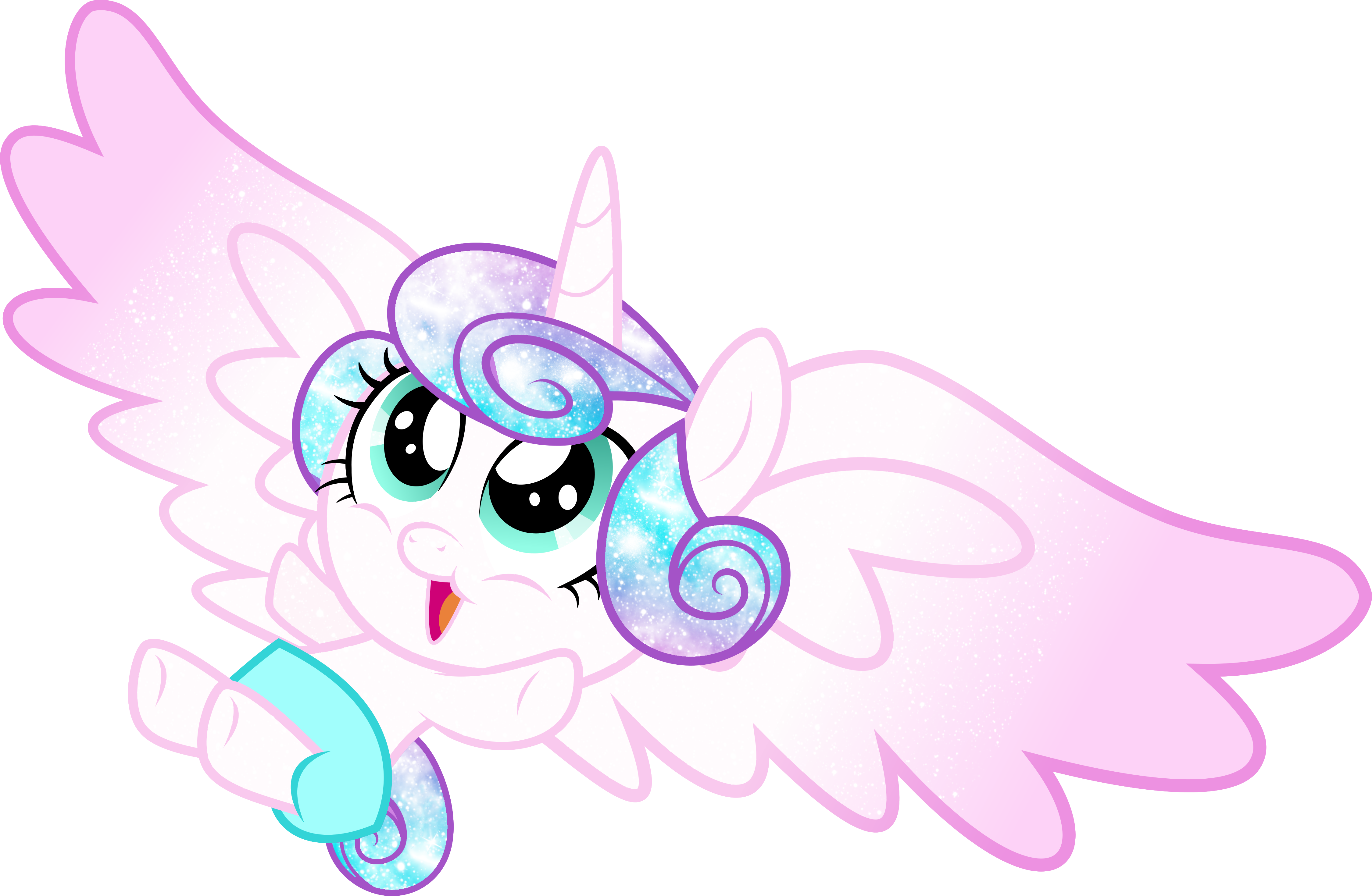 Galaxy Flurry Heart By Mirai-digi - My Little Pony Et Flurry Heart (4500x2940)